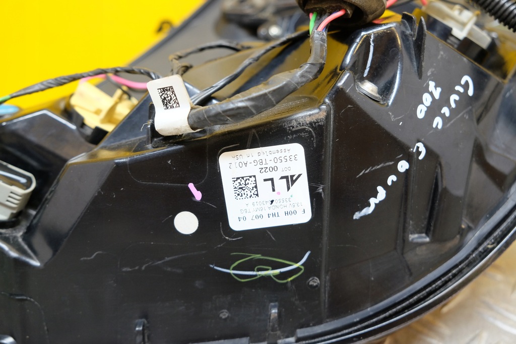 фото №11, Honda civic coupe 2016-2019 лампа задняя левая usa