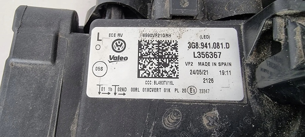 фото №13, Лампа full led ліва права do vw arteon lift '17-'22 3g8