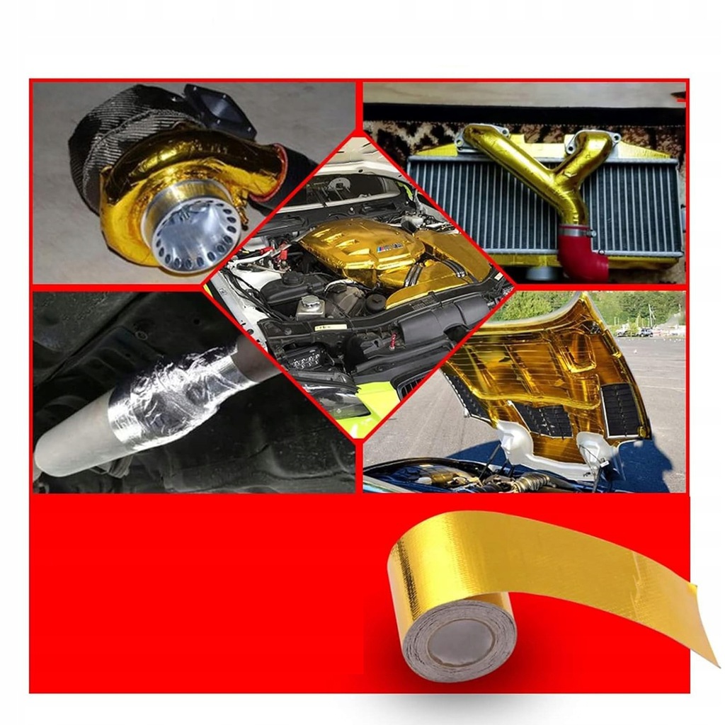 фото №8, Стрічка теплова термоізоляційна owijka повітрозабірник 5m