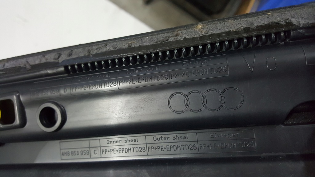 фото №14, Молдинг дверь le перед audi q8 4m8853959b демонтаж