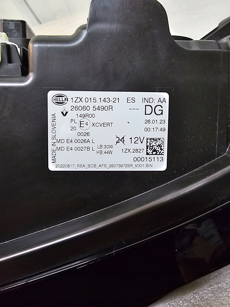 Renault megane v 2023 e-tech фара передня ліва full led 260605490r європа Київ