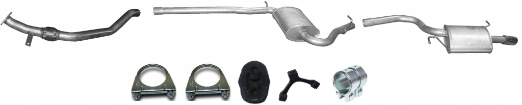 фото №1, Audi a4 b6 2.0 гаситель система выпускной