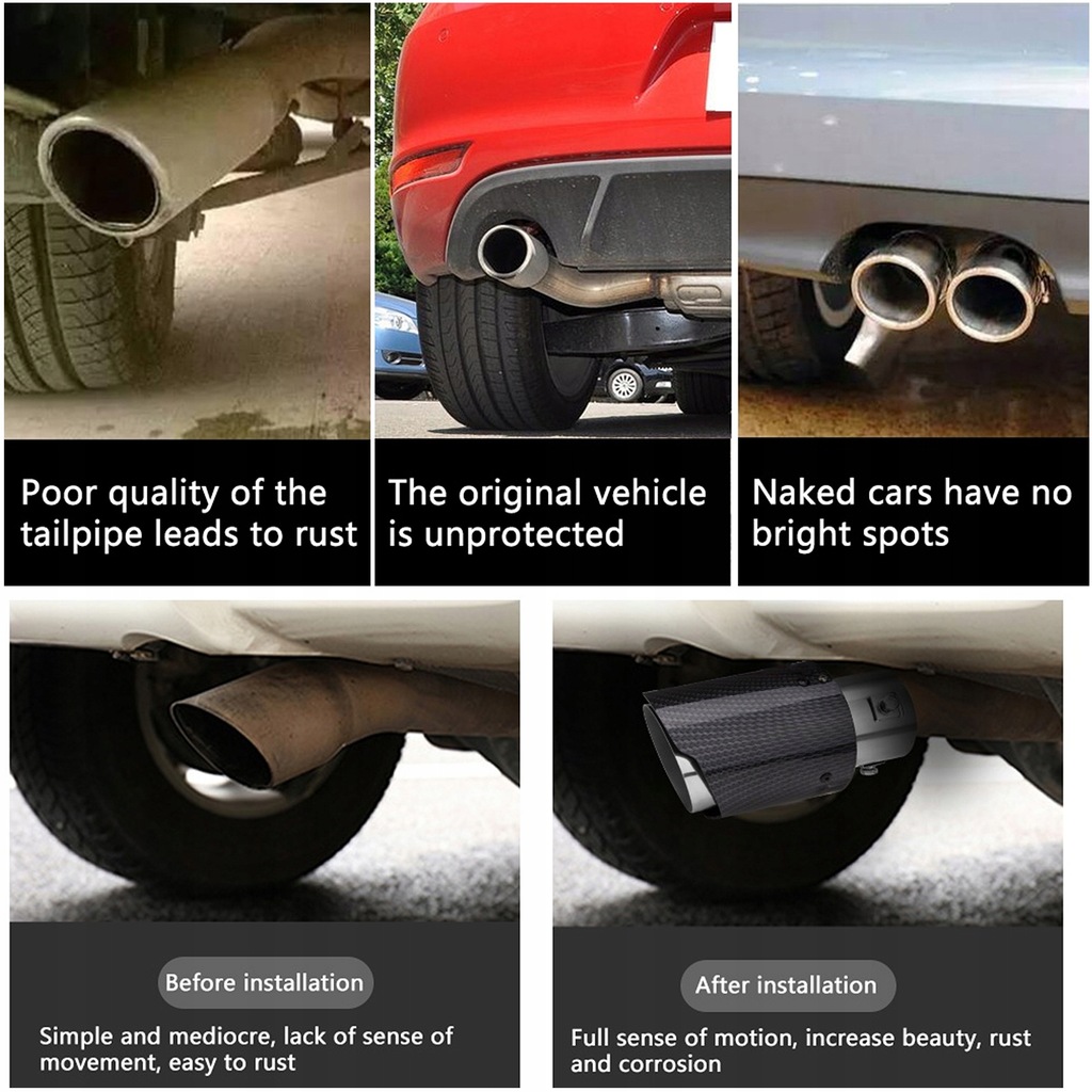 фото №7, Труба выхлопная гаситель задний, наконечник led