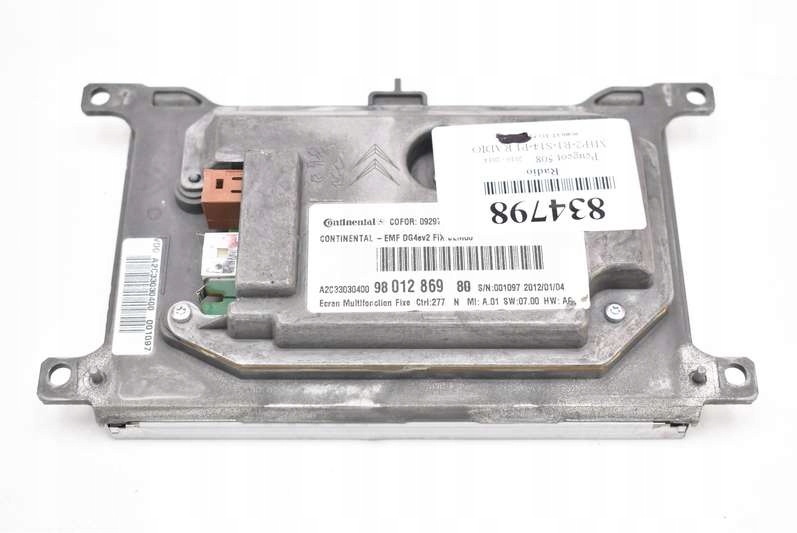 фото №12, Радіо радіопрогравач 9800247580 9801286980 96656643xz peugeot 508 1 i