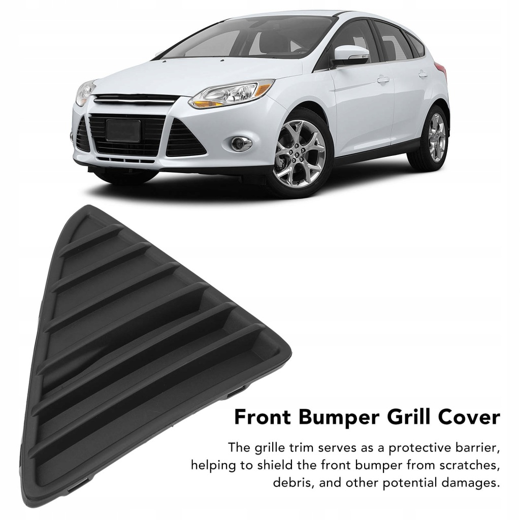 фото №16, Треугольное решётка передний бампера czarna