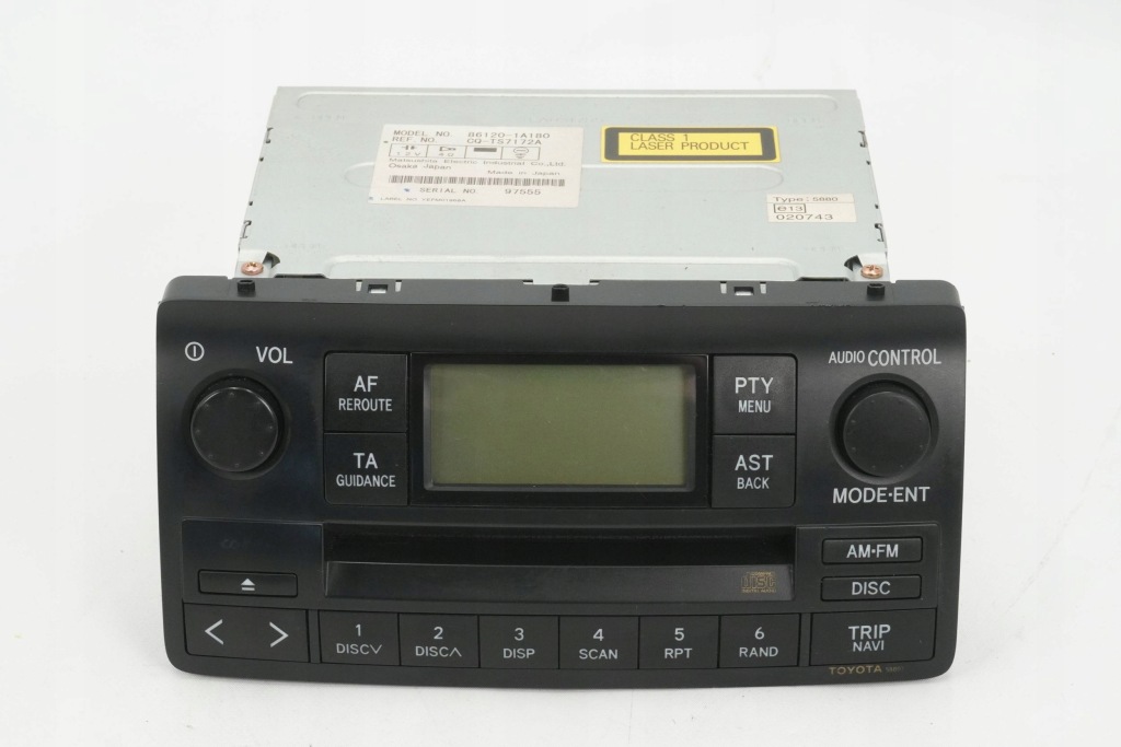 фото №1, Радио cd toyota corolla e120 86120-1a180