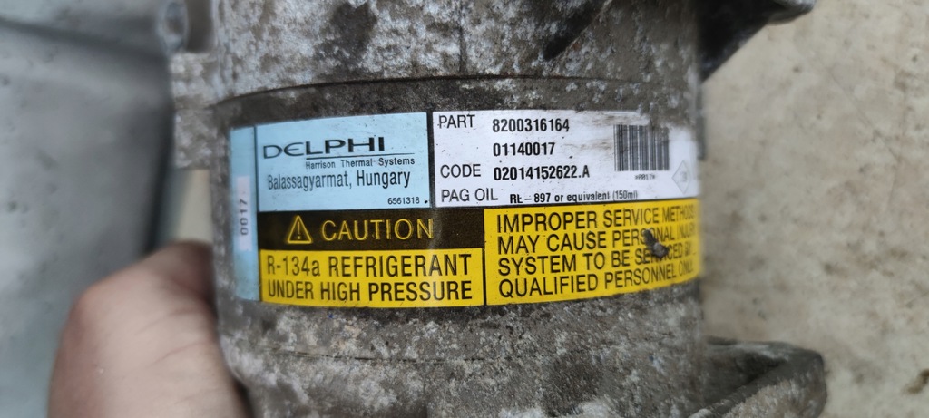 фото №3, Компресор кондиціонера renault megane ii 8200316164