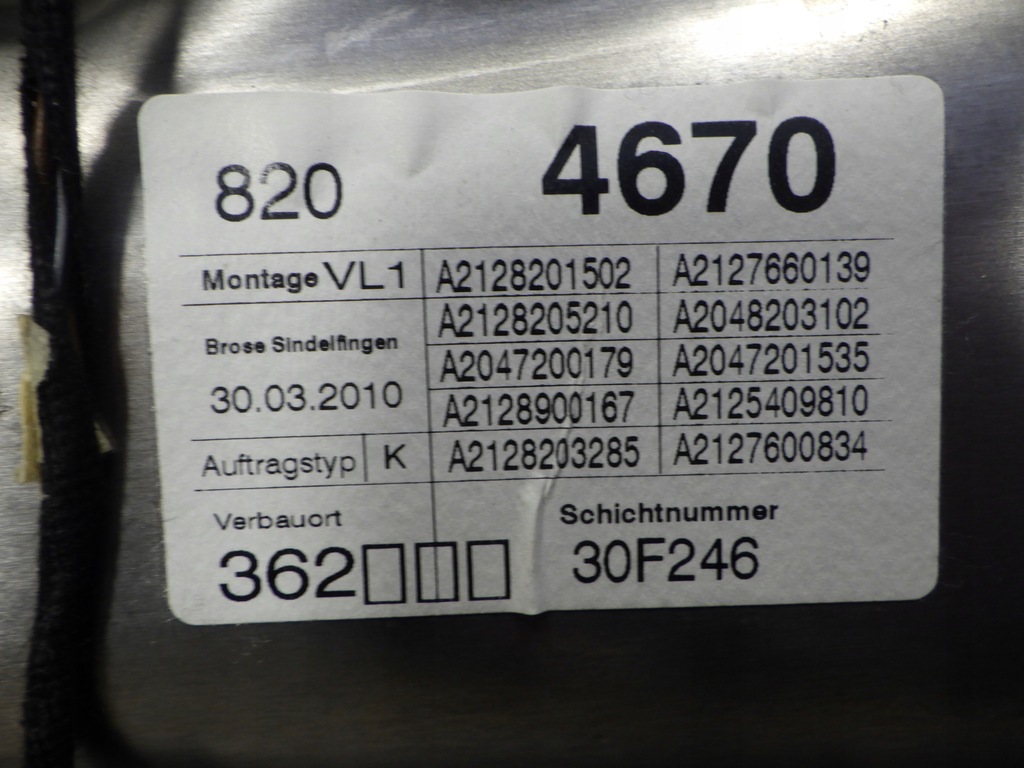 фото №8, Двері ліва передні перед mercedes w212