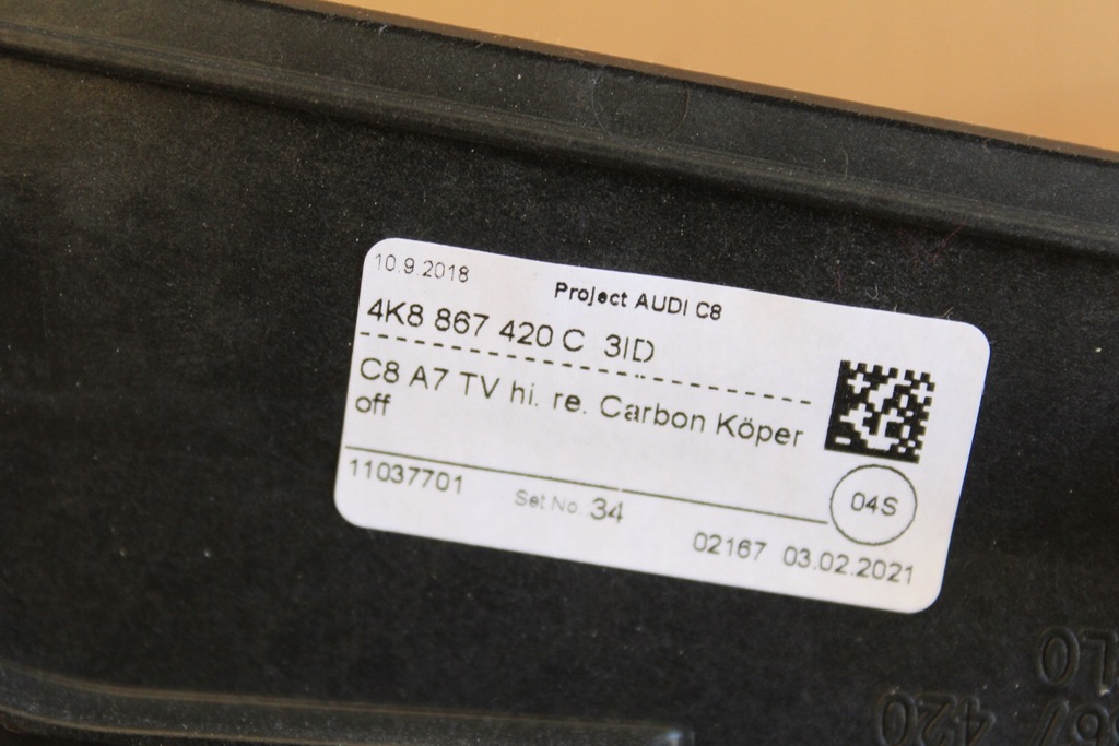 фото №16, Dekor декоры дверь карбон 3id audi a7 rs7 4k c8