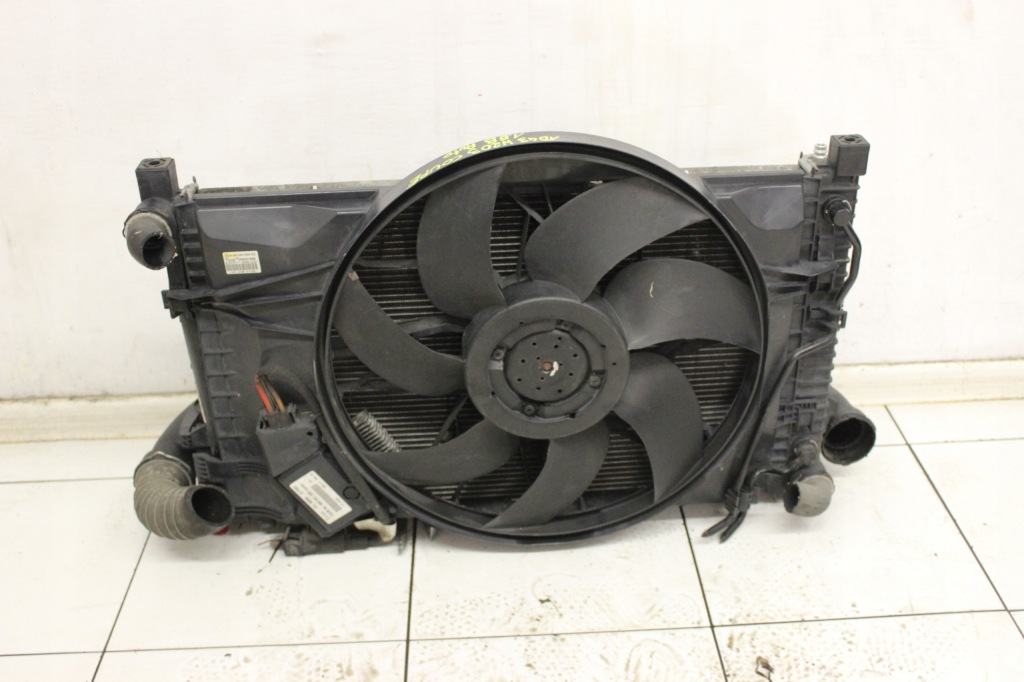 фото №1, Радиатор + вентилятор mercedes c w203 1.8 b t