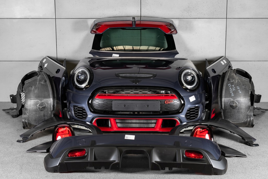 фото №13, Mini f56 gp sport капот бампер лампи black двері крила карбон спойлер gp