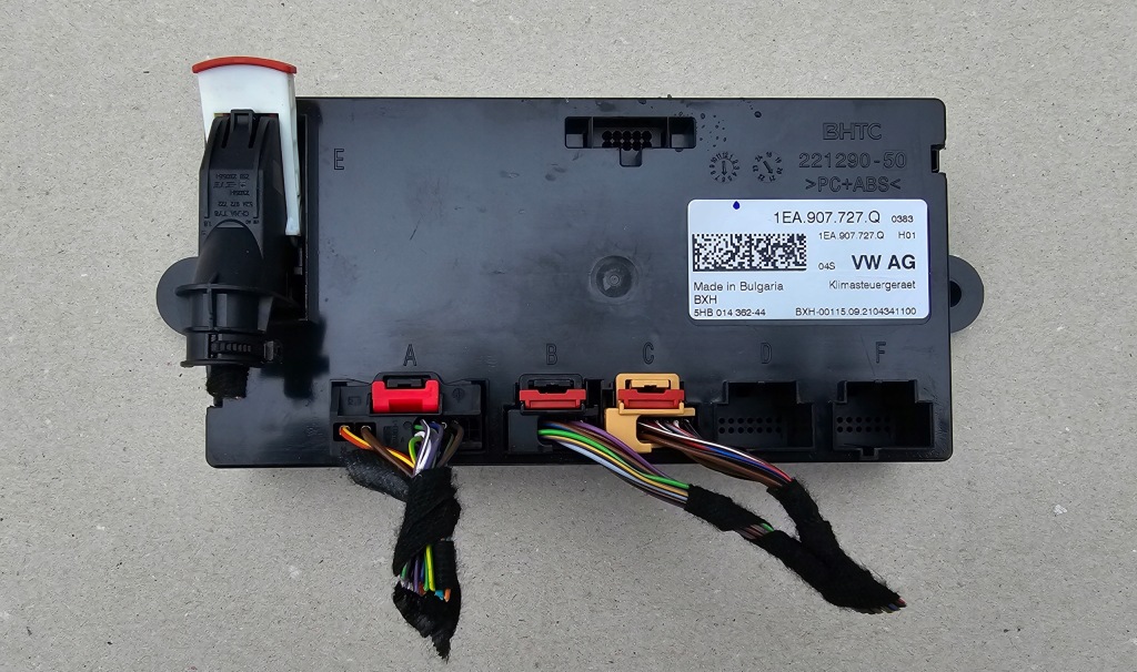 фото №1, Vw id.3 модуль кондиционера 1ea907727q