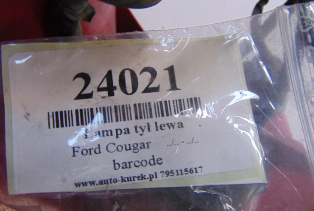 фото №10, Ford cougar лампа левая задняя