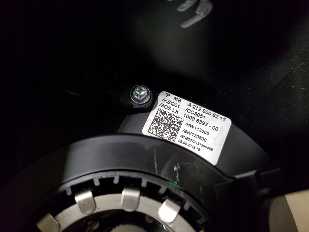 фото №8, Mercedes w212 переключатель комбинированный переключатели лента подушка безопасности 2129008215