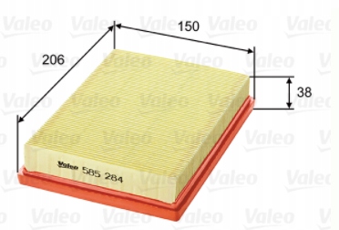 фото №1, Valeo 585284 фільтр повітря