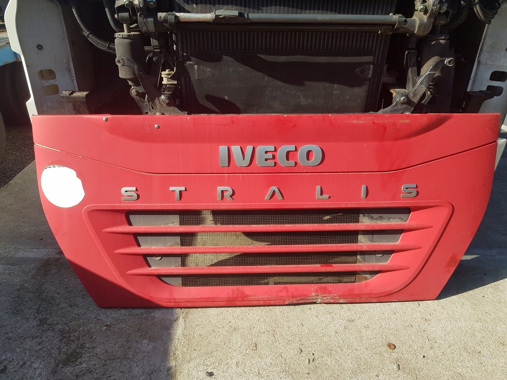 фото №14, Iveco stralis trakker решітка радіатора решітка радіатора капот вузька