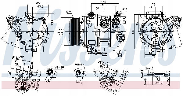 фото №1, Компрессор кондиционер first fit 890791