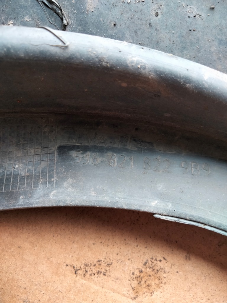 фото №4, Подкрылок брызговик правый задняя комплект skoda fabia ii hb