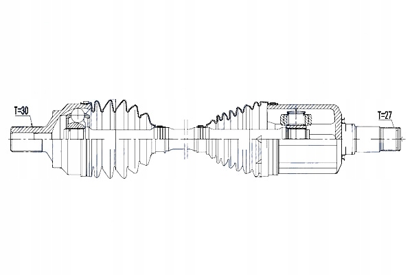 фото №10, Nty приводной вал приводная mercedes glk x204 4matic 08-15 передняя правая atm