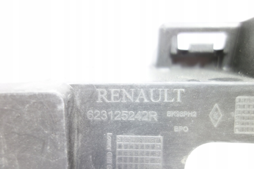 фото №3, Кронштейн номерного знака регистрационный renault clio iv