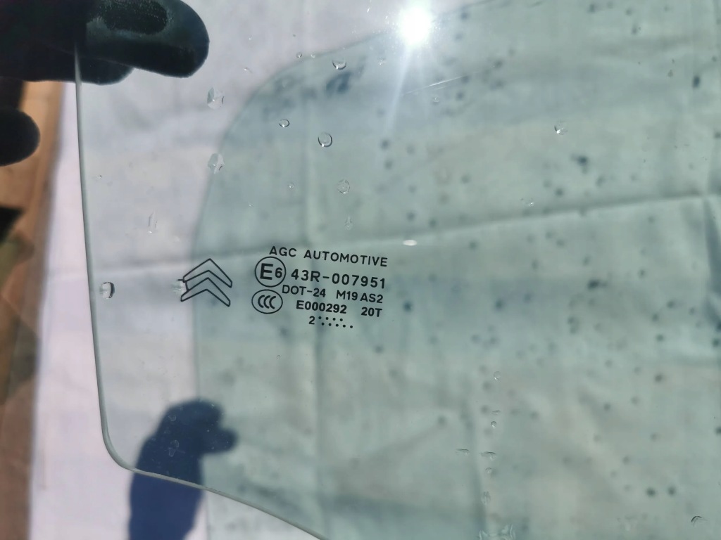 фото №2, Citroen ds3 стекло дверь правая перед as2 eur 12 r