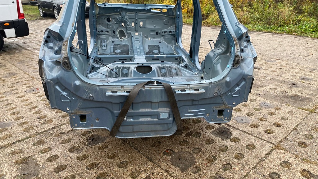 фото №6, Hyundai i20 ii pas задний задняя поддон пол багажника 14-19