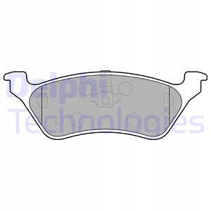 фото №2, Тормозные колодки тормозные задняя dodge grand caravan 3.3 3.8