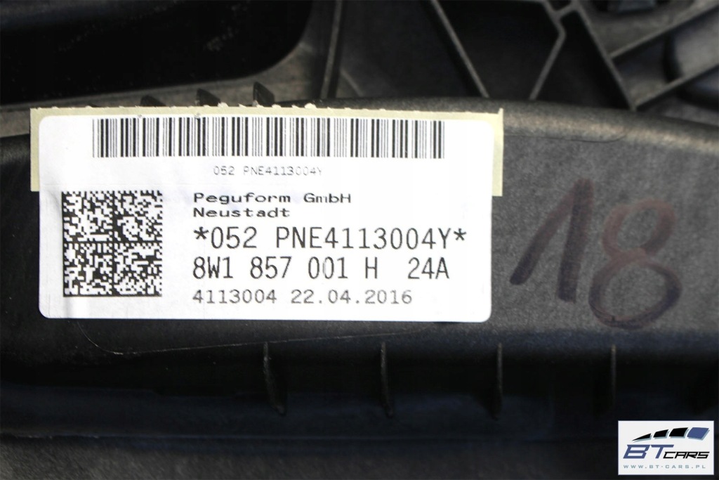 фото №12, Audi a4 a5 панель  панель приладів приладова панель приладів pulpit pod head up czarna 8w185