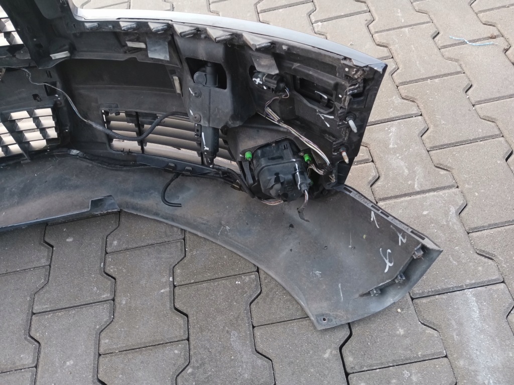 фото №10, Audi a8 d3 lift 1szy бампер перед решётка радиатора решётки pdc ly5x