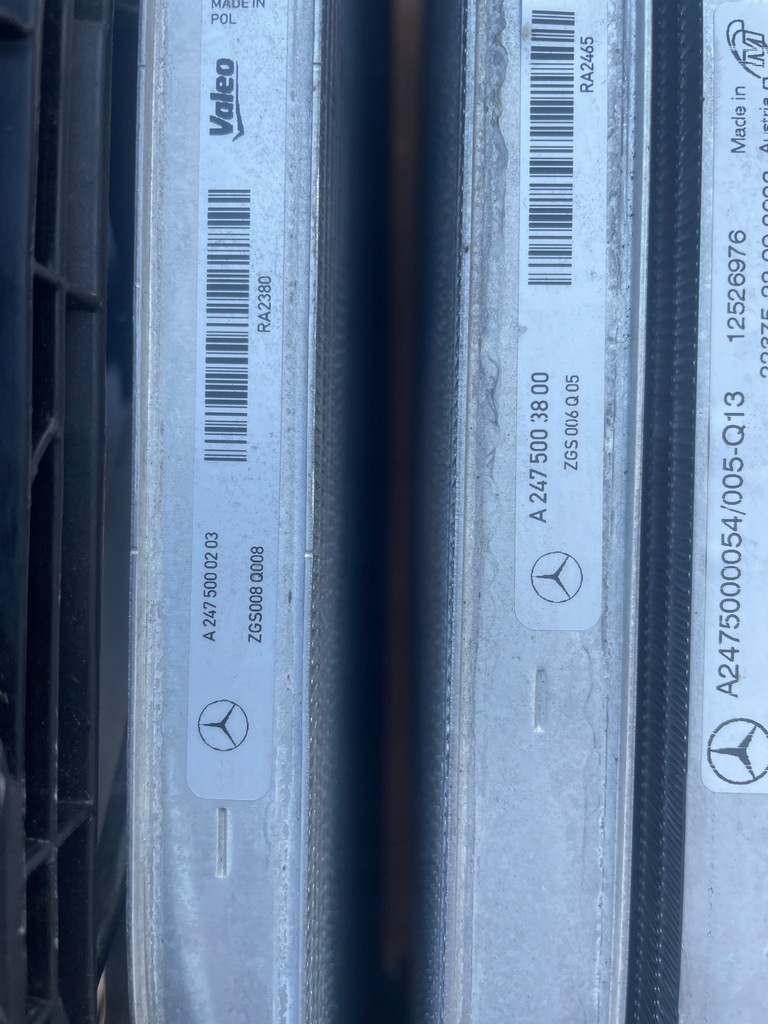 фото №8, Mercedes gla x247 b w247 cla w118 вентилятор с комплектом радиатор