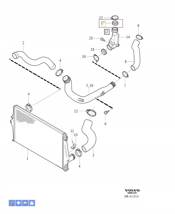 фото №1, Прокладка резонатор volvo