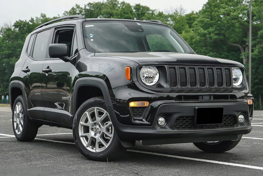 фото №4, Jeep renegade i bu 18-22 po faceliftingu чорні вкладиші решітка 6vm90sz0aa