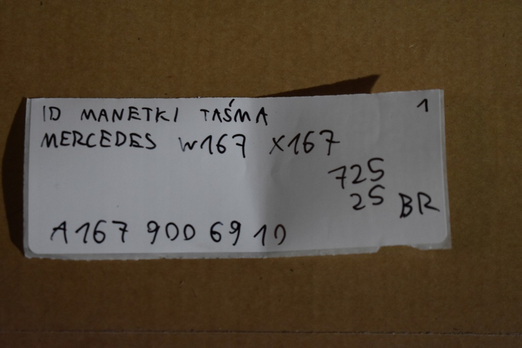 фото №6, Idealne переключатели лента mercedes w167 x167 1