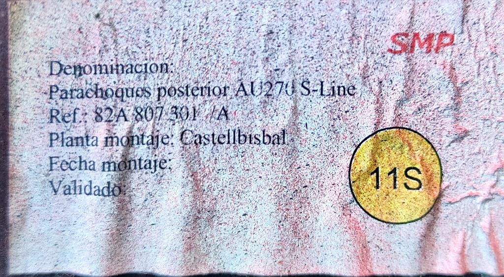 Бампер задний audi a1 s-line 82a ii 2018 в Украине