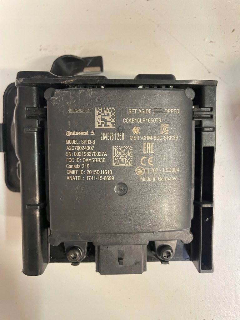 фото №1, Renault clio v радар 284e76125r