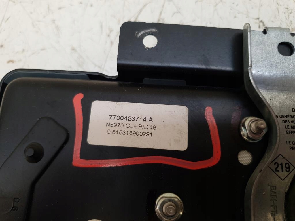 фото №5, Подушка air bag пасажира renault scenic i