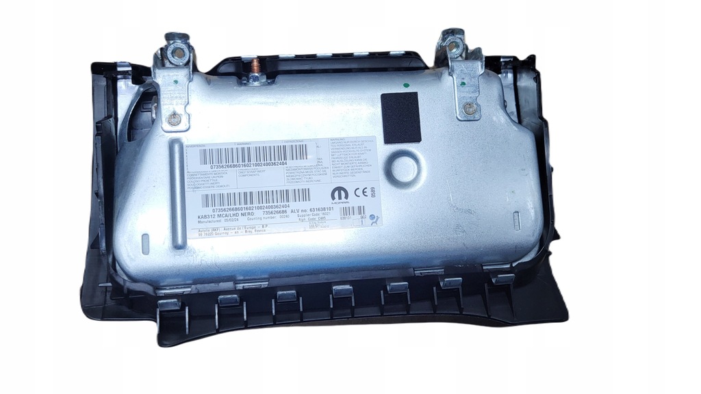 фото №9, Подушка безпеки подушка водія колінна air bag fiat 500 lift 2015- оригінальний номер nowa !!!