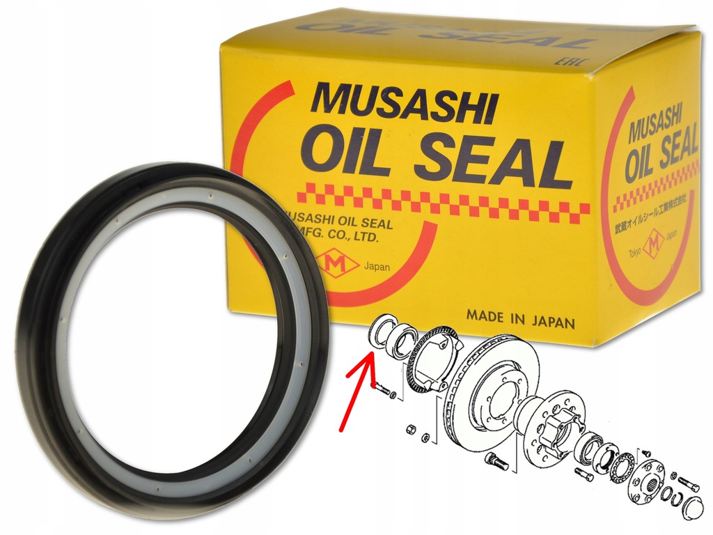 фото №1, Mitsubishi l200 96-07 ущільнювач ступиця колеса