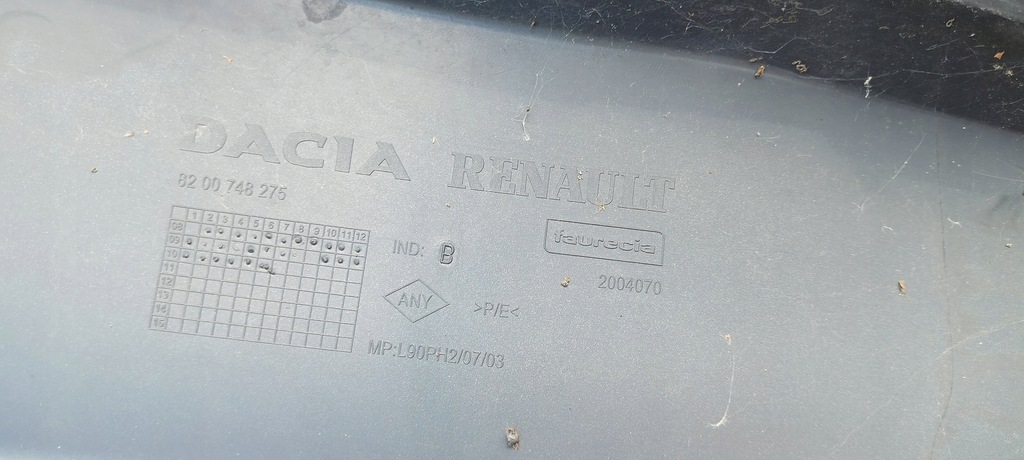 фото №6, Бампер передній dacia logan i lift 09- 6200748275r