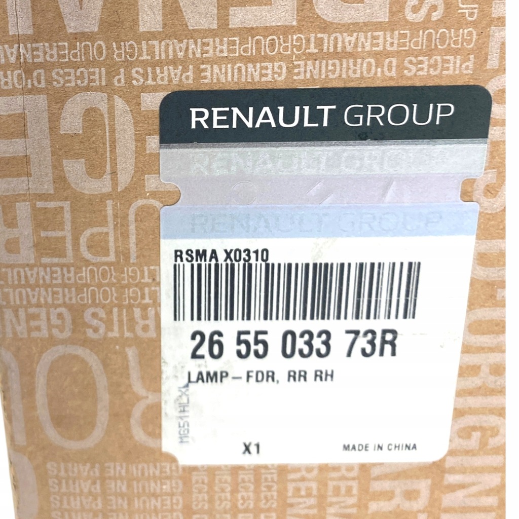 фото №16, Nowa оригинальная лампа правая задняя renault koleos ii 265503373r