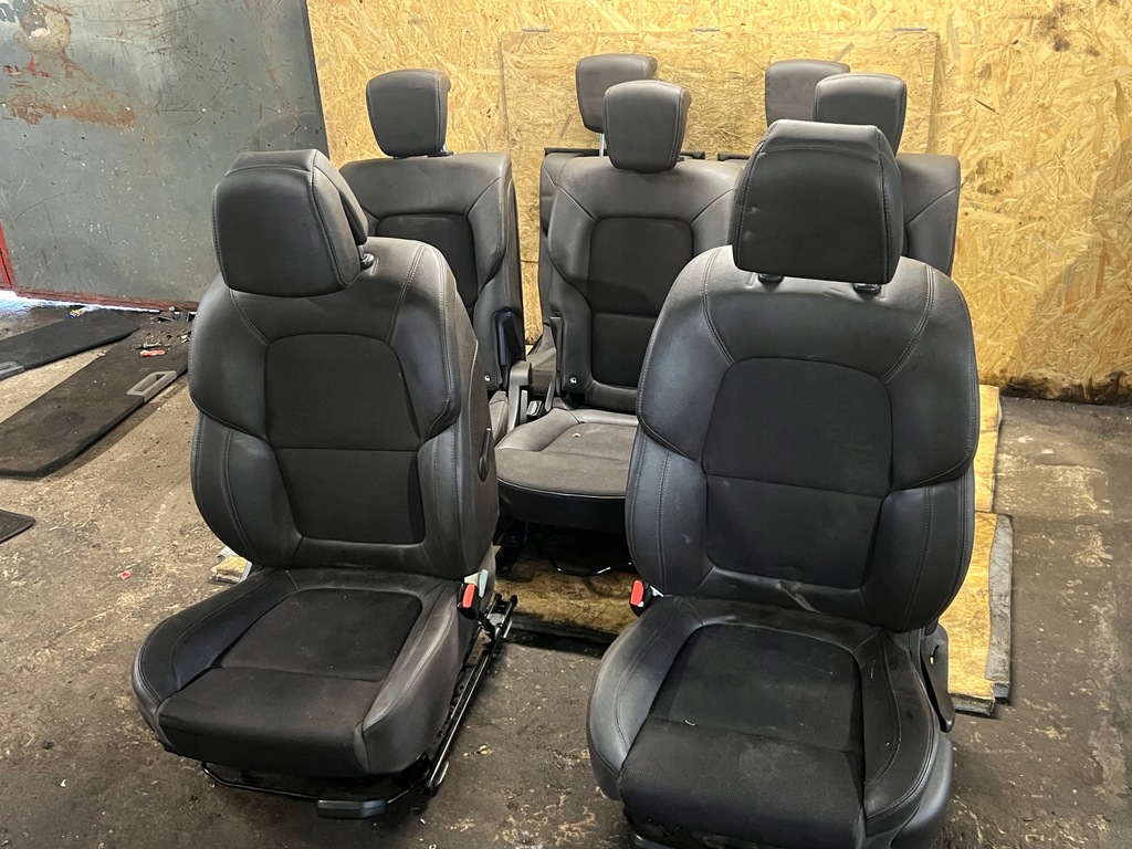 фото №1, Сидіння комплект сидінь обшивки 7 осіб renault espace v шкіра коричневий