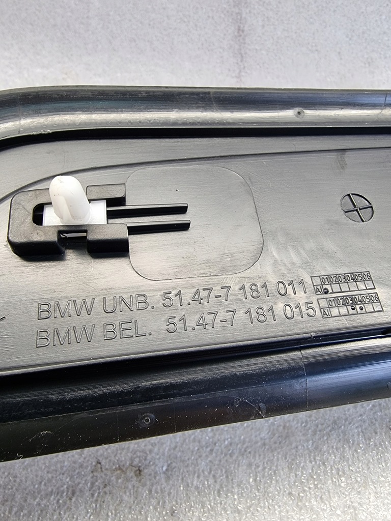 фото №7, Bmw f01 f02 молдинг накладка порог перед 7181011