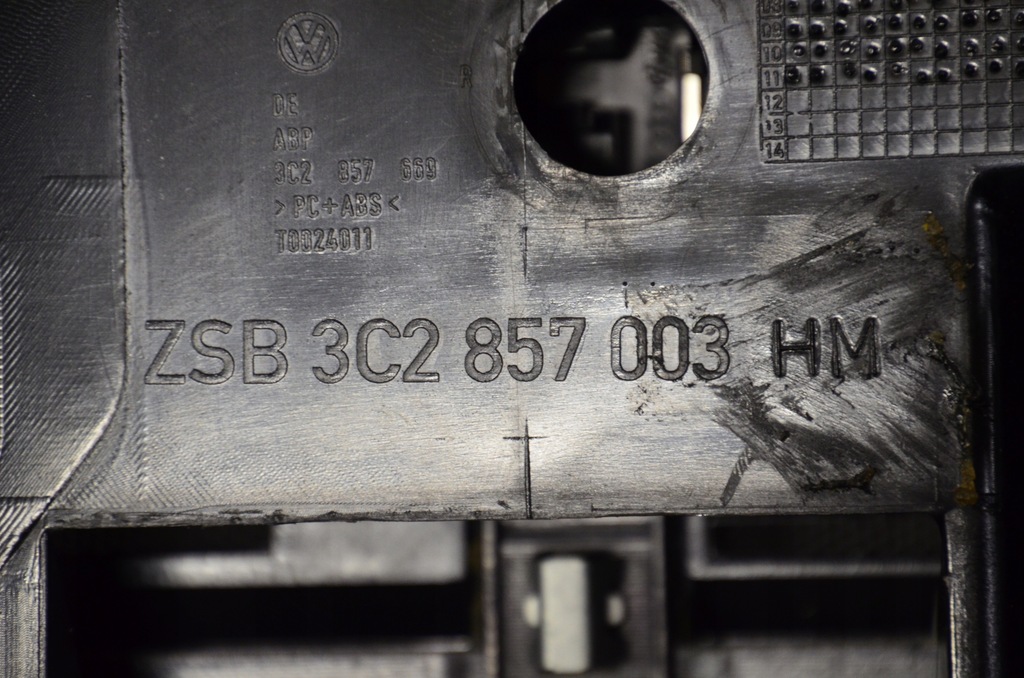 фото №5, Vw passat b6 b7 cc консоль приборная 3c2857003hm