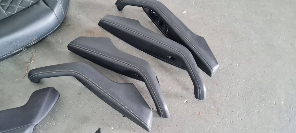 фото №9, S4 b9 a4 сидіння перед задня комплект recaro спортивні шкіра підігрів перед