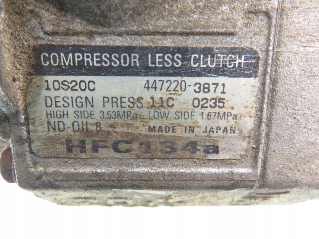 фото №5, Компрессор кондиционера chrysler voyager iv 2.5 crd 4472203871 10s20c