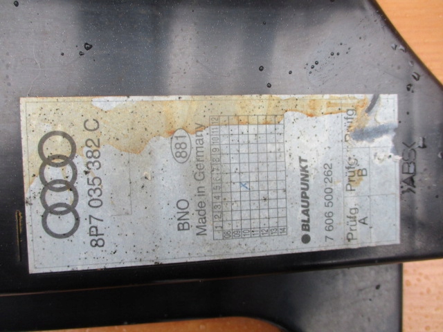 фото №5, Audi a3 8p 8p7 сабвуфер труба 8p7035382c динамік