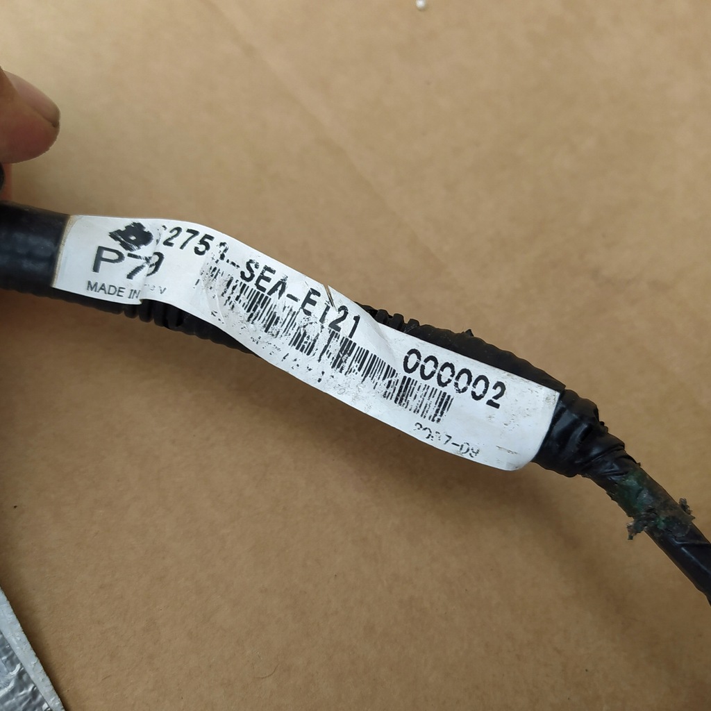 фото №6, Жгут электропроводка кабели дверь левый правый задняя задняя honda accord vii 7