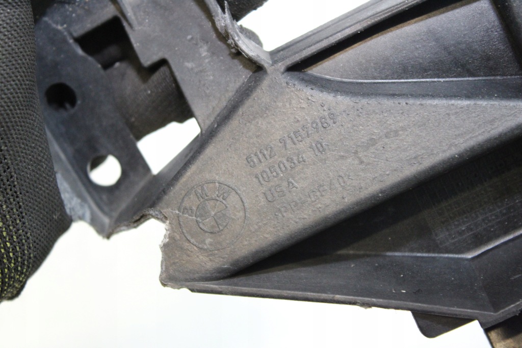 фото №8, Напрямна кронштейн крила лівий перед передній bmw x5 e70 7157989 2006-2013