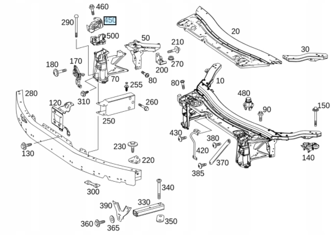 фото №7, Замок капот glc x253 15 - a2048800260