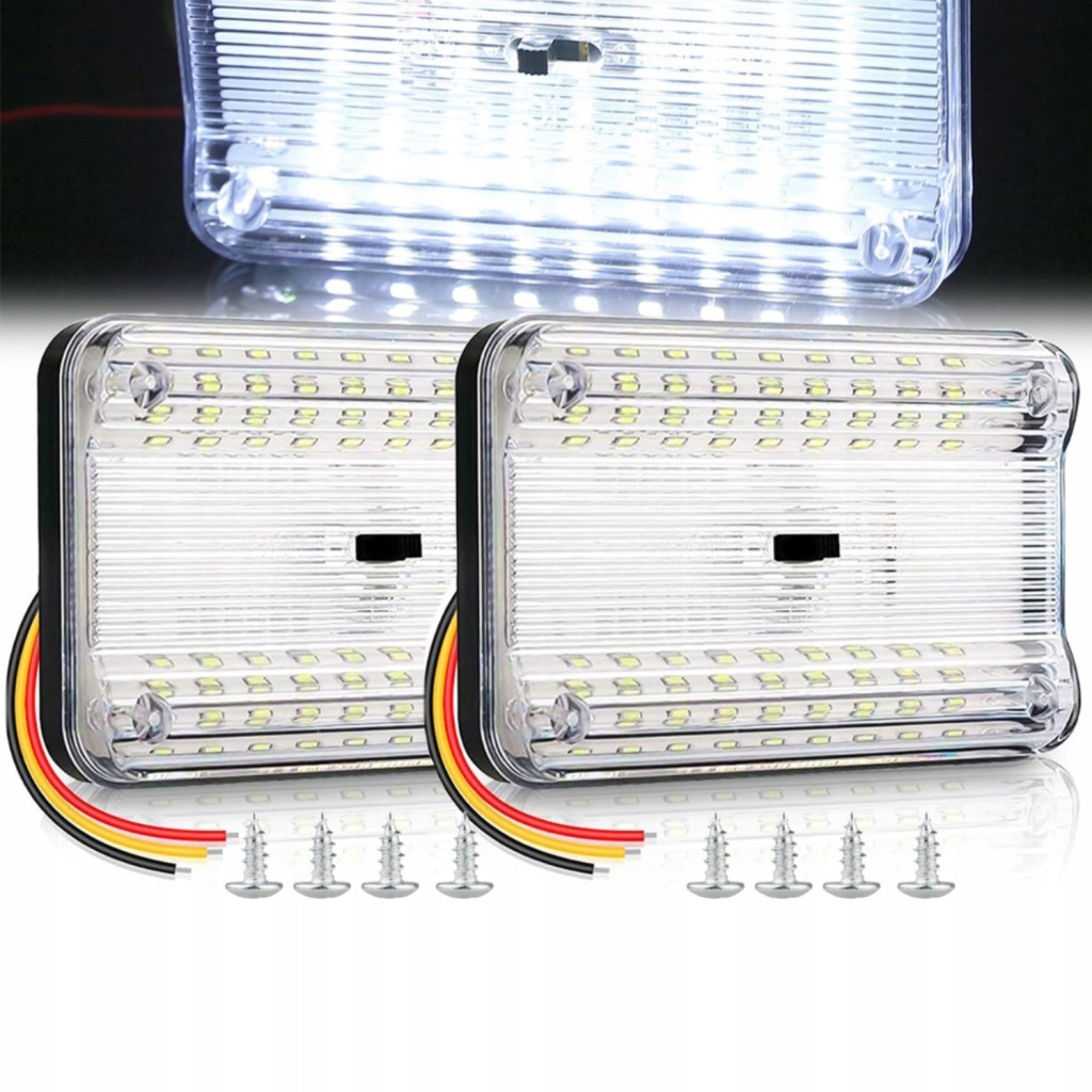 фото №1, Освещение салона кабины лампа led 36 led 12v 2x набор освещение